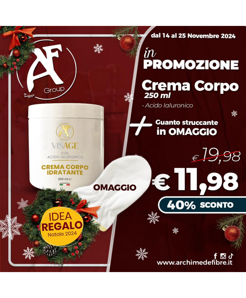 CREMA CORPO 250ML A.IALURONICO+GUANTO STRUCCANTE